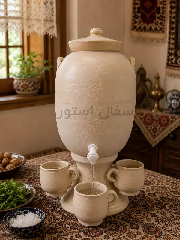 کلمن آب سفالی قیمت کلمن سفالی