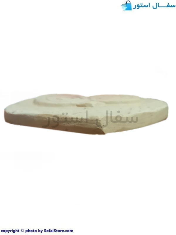 کاشی سفالی خام طرح جغد کاشی سفالی خام بدون رنگ طرح جغد