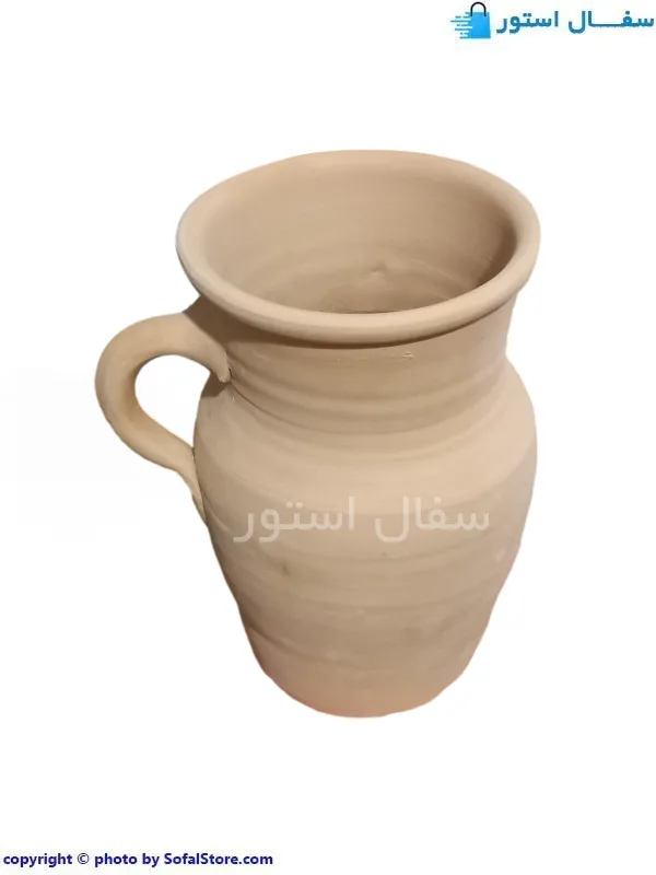 ظرف سفالی ماست مدل پارچ روستایی کوزه سفالی ماست طرح پارچ