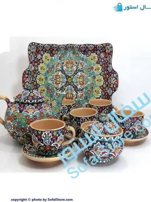 سرویس چای خوری میناکاری شده