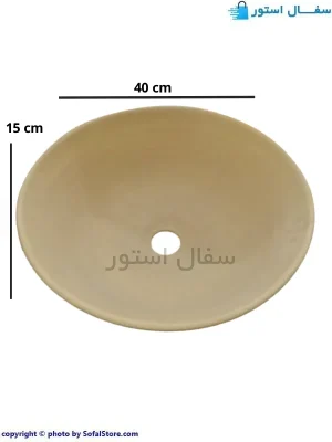 قیمت و خرید کاسه روشویی سفالی خام